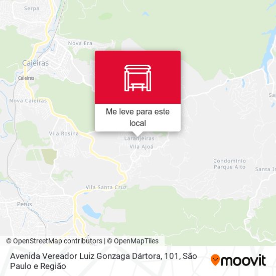 Avenida Vereador Luiz Gonzaga Dártora, 101 mapa
