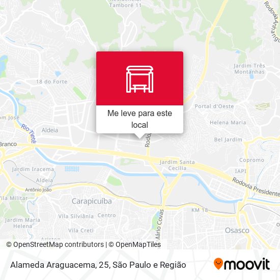 Alameda Araguacema, 25 mapa