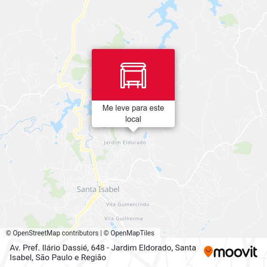 Av. Pref. Ilário Dassié, 648 - Jardim Eldorado, Santa Isabel mapa