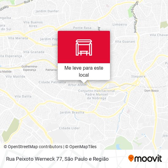 Rua Peixoto Werneck 77 mapa