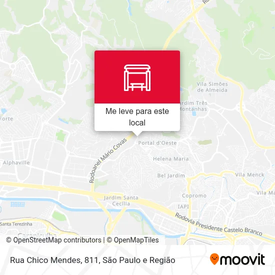 Rua Chico Mendes, 811 mapa