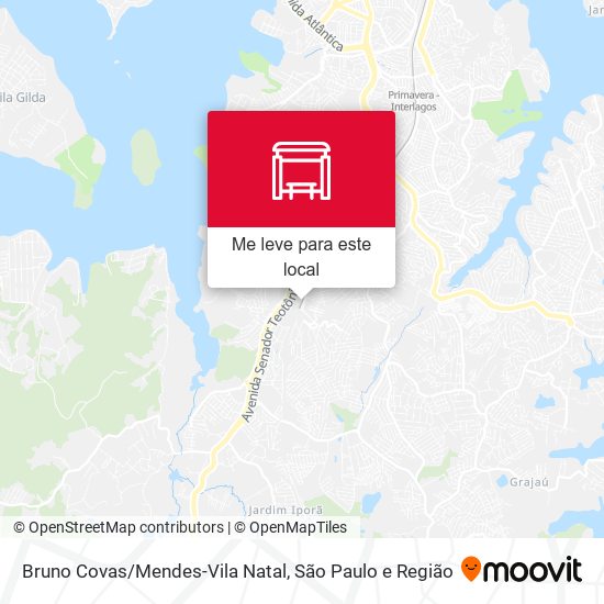 Bruno Covas/Mendes-Vila Natal mapa