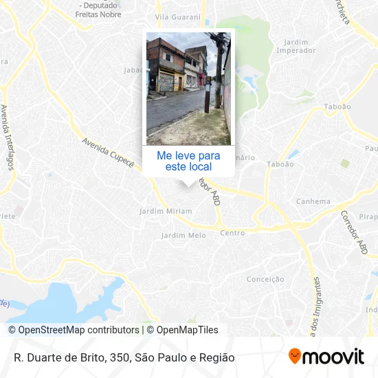 R. Duarte de Brito, 350 mapa