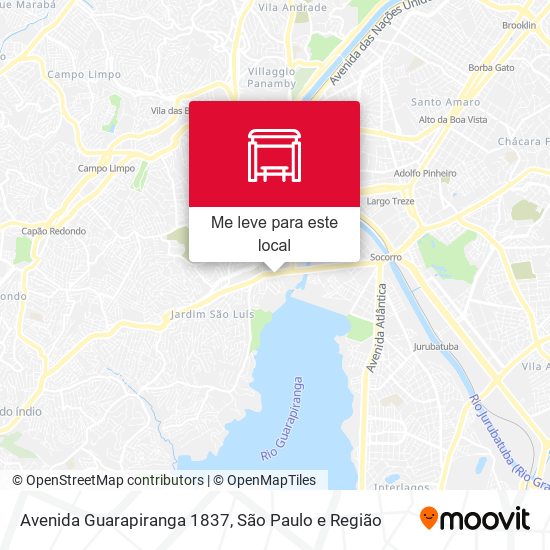 Avenida Guarapiranga 1837 mapa