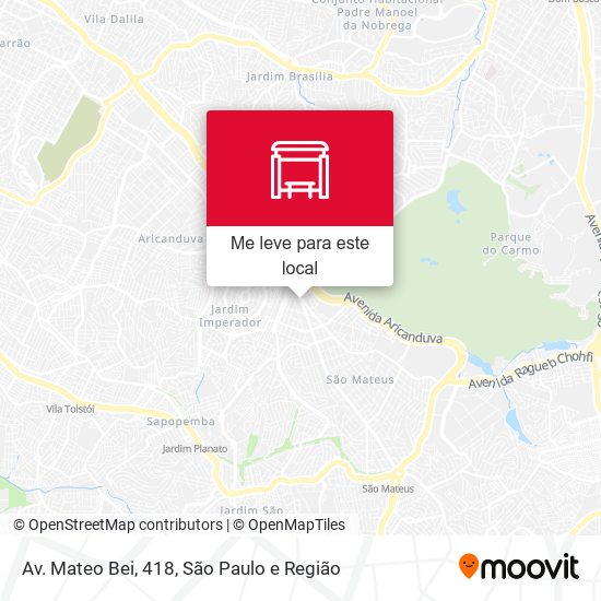 Av. Mateo Bei, 418 mapa