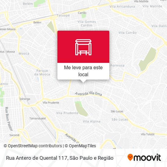 Rua Antero de Quental 117 mapa