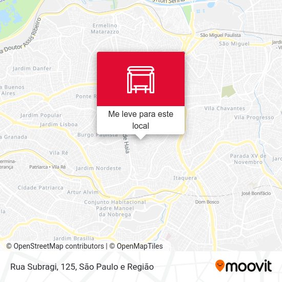 Rua Subragi, 125 mapa