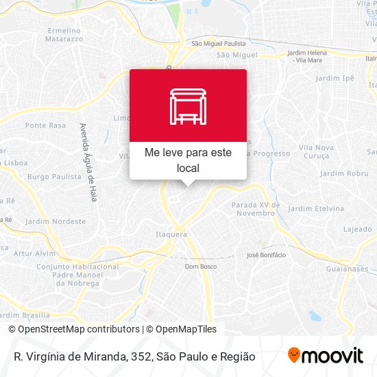 R. Virgínia de Miranda, 352 mapa