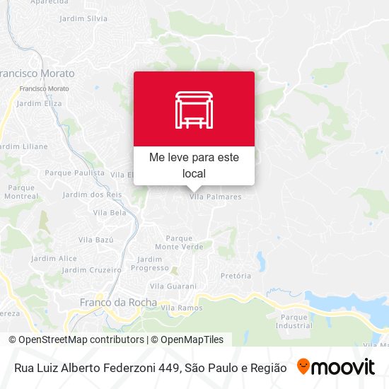 Rua Luiz Alberto Federzoni 449 mapa