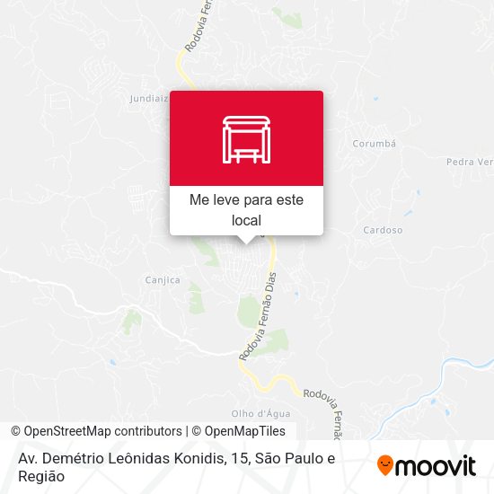 Av. Demétrio Leônidas Konidis, 15 mapa