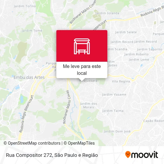 Rua Compositor 272 mapa