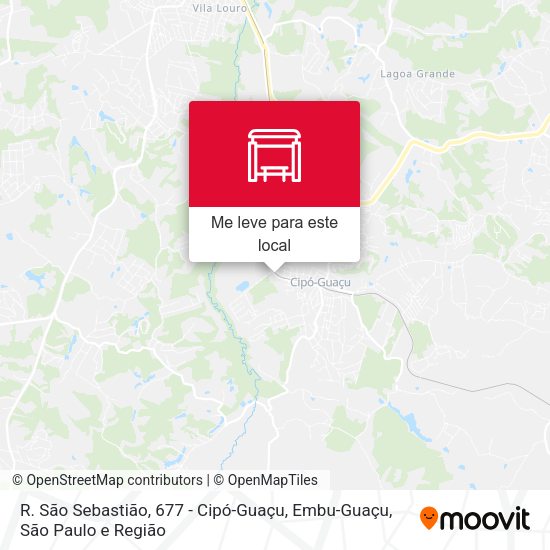R. São Sebastião, 677 - Cipó-Guaçu, Embu-Guaçu mapa