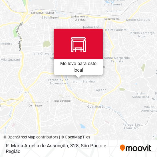 R. Maria Amélia de Assunção, 328 mapa