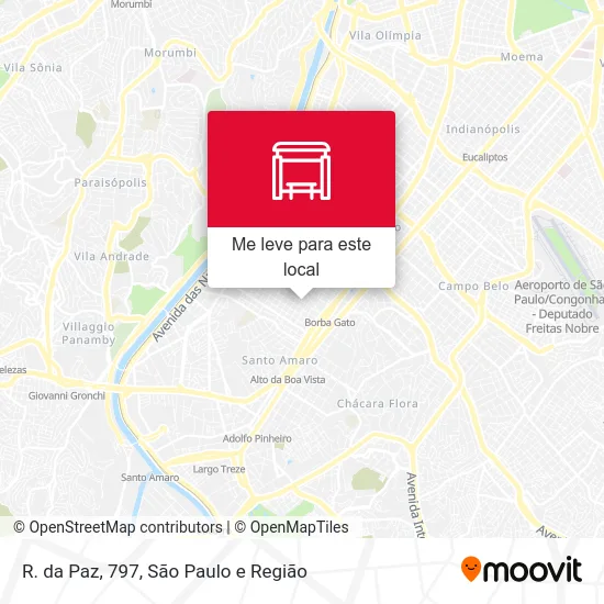 R. da Paz, 797 mapa