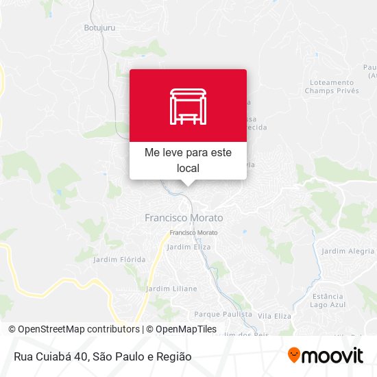 Rua Cuiabá 40 mapa