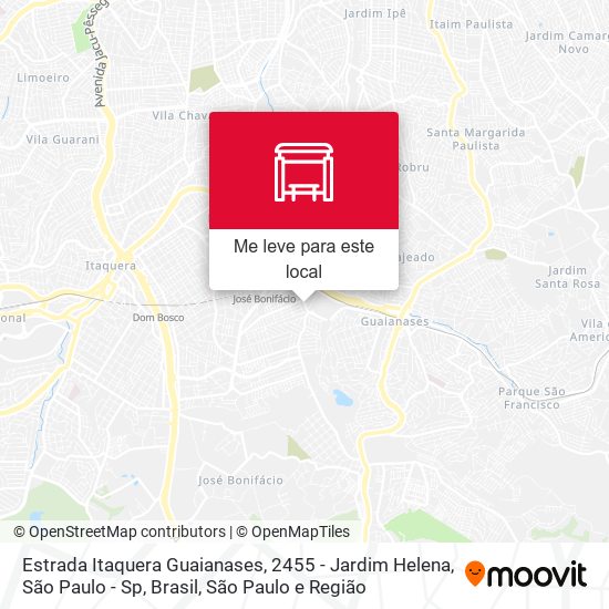 Estrada Itaquera Guaianases, 2455 - Jardim Helena, São Paulo - Sp, Brasil mapa