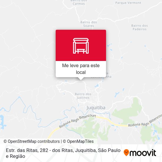 Estr. das Ritas, 282 - dos Ritas, Juquitiba mapa