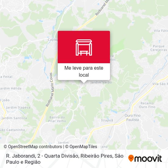 R. Jaborandi, 2 - Quarta Divisão, Ribeirão Pires mapa