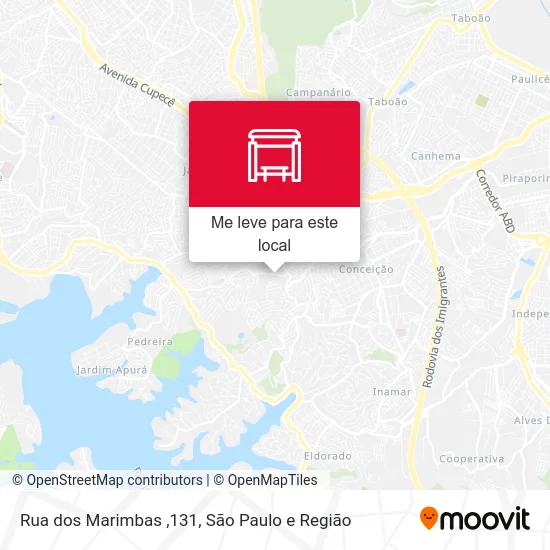 Rua dos Marimbas ,131 mapa