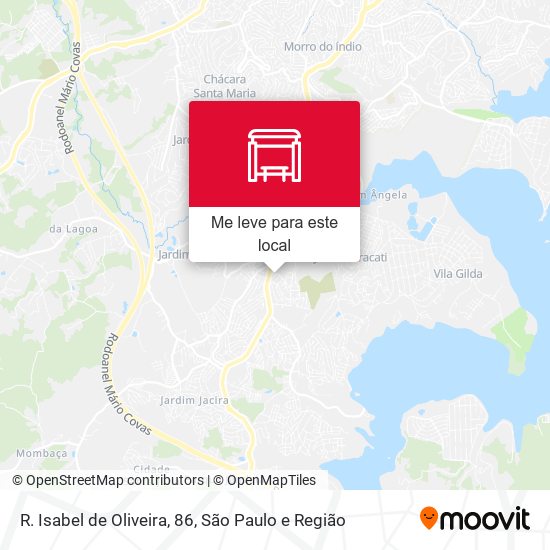 R. Isabel de Oliveira, 86 mapa