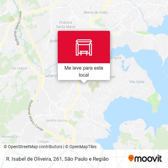 R. Isabel de Oliveira, 261 mapa