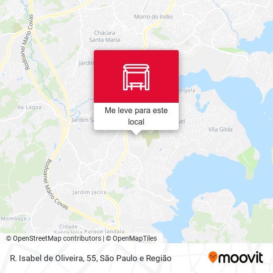 R. Isabel de Oliveira, 55 mapa