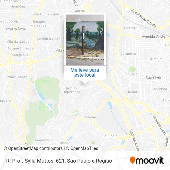 R. Prof. Sylla Mattos, 621 mapa