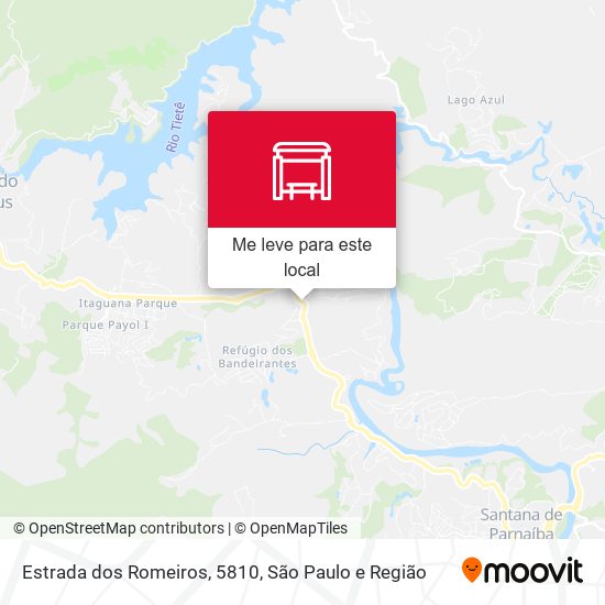 Estrada dos Romeiros, 5810 mapa