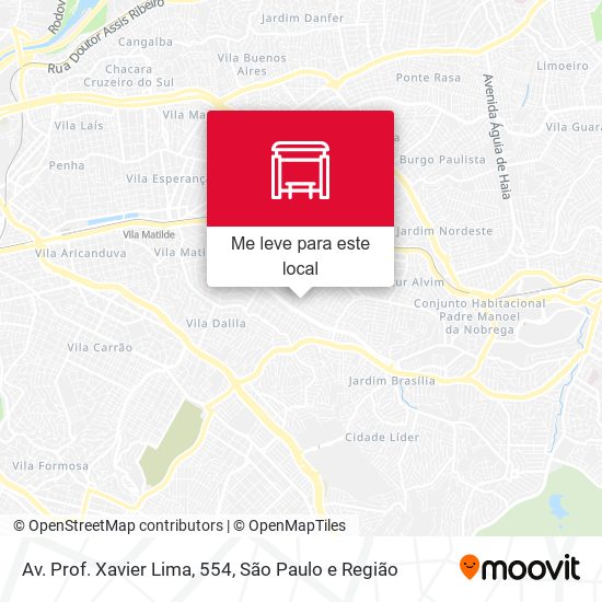 Av. Prof. Xavier Lima, 554 mapa