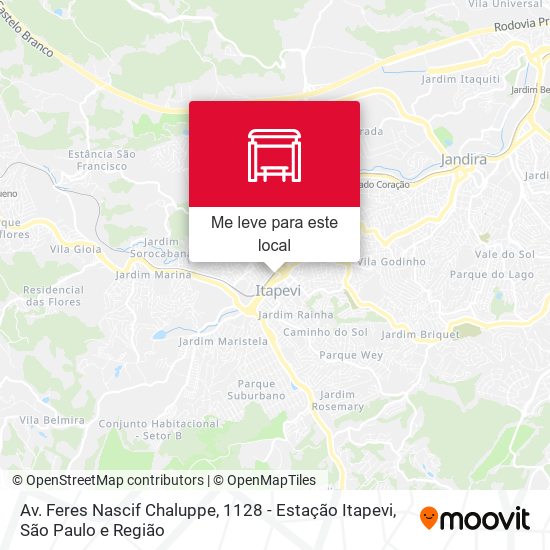 Av. Feres Nascif Chaluppe, 1128 - Estação Itapevi mapa