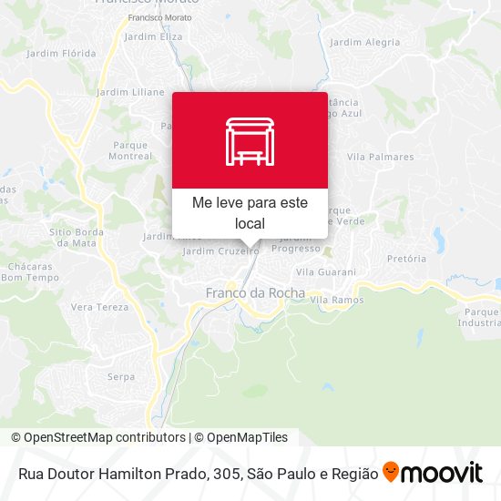 Rua Doutor Hamilton Prado, 305 mapa