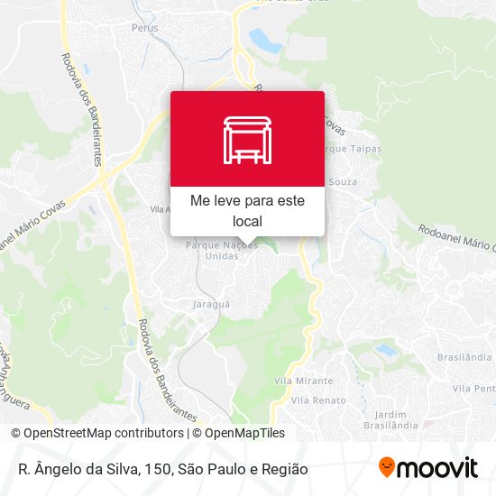 R. Ângelo da Silva, 150 mapa