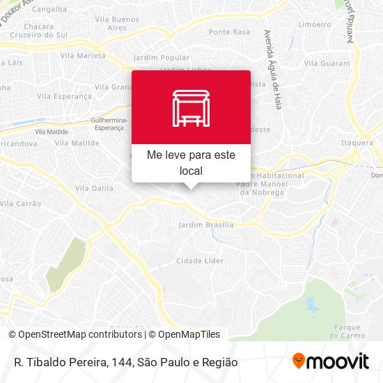 R. Tibaldo Pereira, 144 mapa