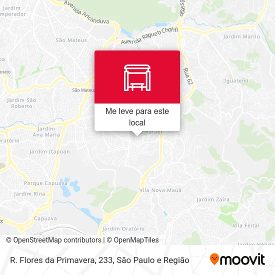 R. Flores da Primavera, 233 mapa