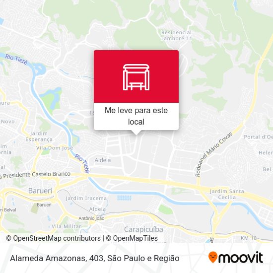 Alameda Amazonas, 403 mapa
