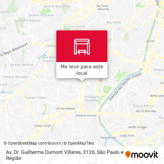 Av. Dr. Guilherme Dumont Villares, 3126 mapa