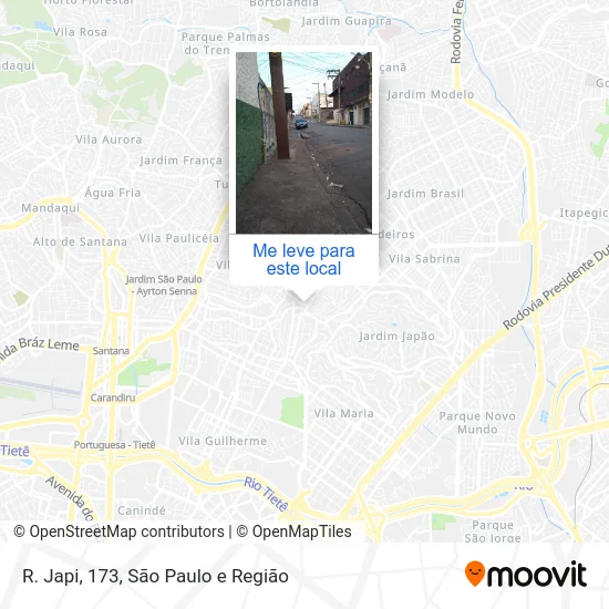R. Japi, 173 mapa