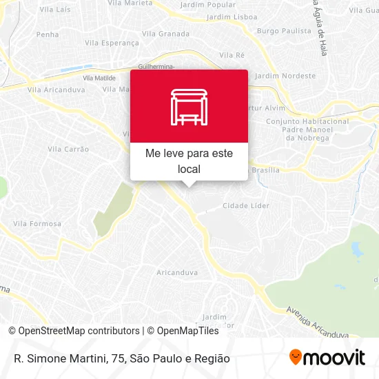 R. Simone Martini, 75 mapa