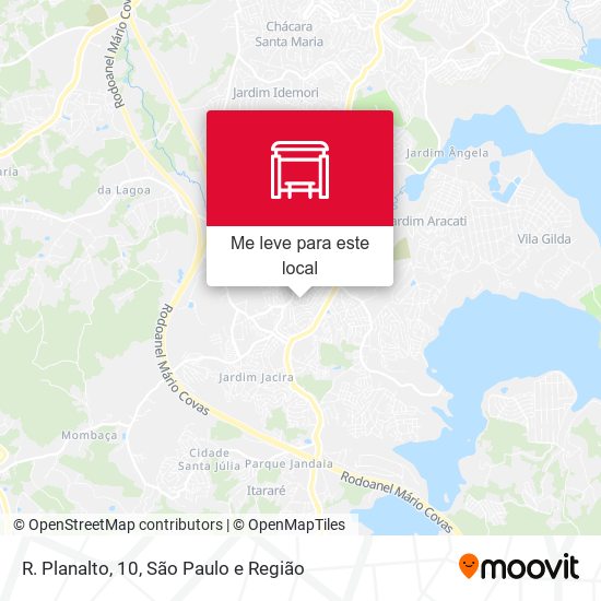 R. Planalto, 10 mapa