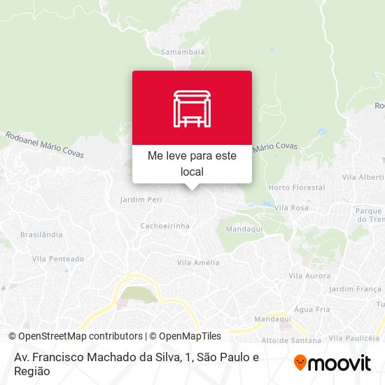 Av. Francisco Machado da Silva, 1 mapa