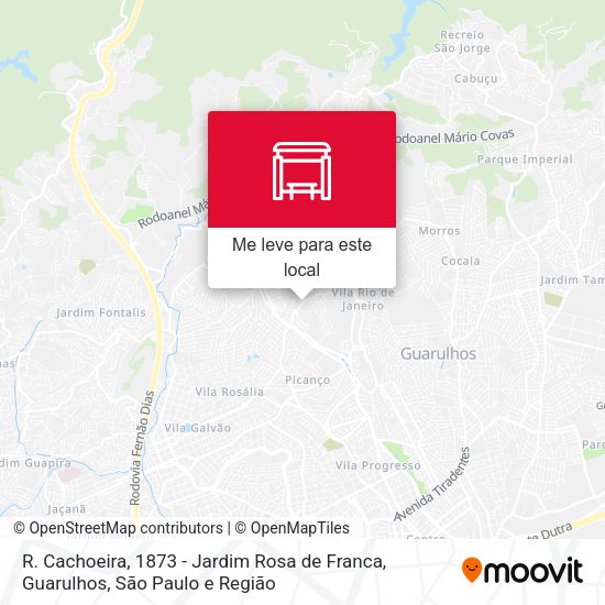 R. Cachoeira, 1873 - Jardim Rosa de Franca, Guarulhos mapa
