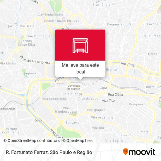 R. Fortunato Ferraz mapa