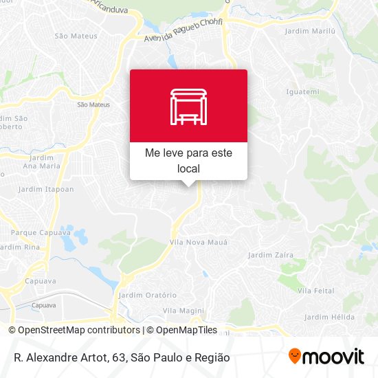 R. Alexandre Artot, 63 mapa
