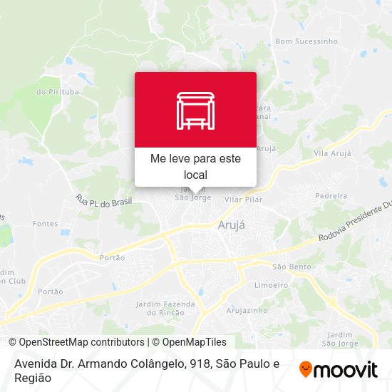 Avenida Dr. Armando Colângelo, 918 mapa