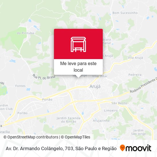 Av. Dr. Armando Colângelo, 703 mapa
