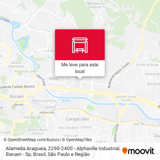 Alameda Araguaia, 2290-2400 - Alphaville Industrial, Barueri - Sp, Brasil mapa