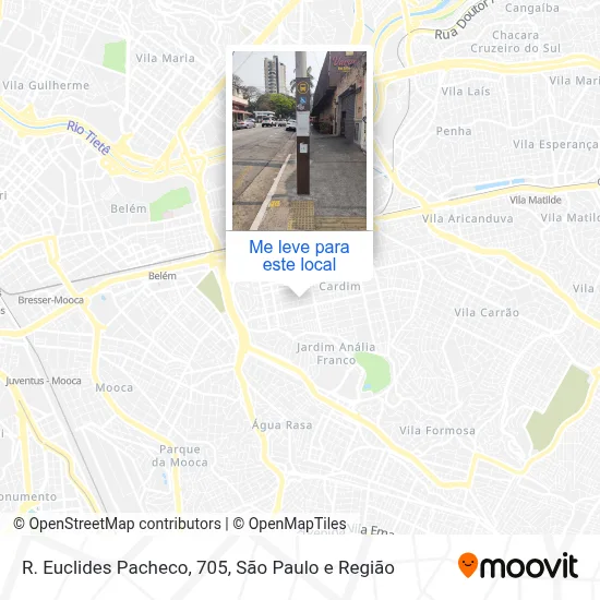 R. Euclides Pacheco, 705 mapa