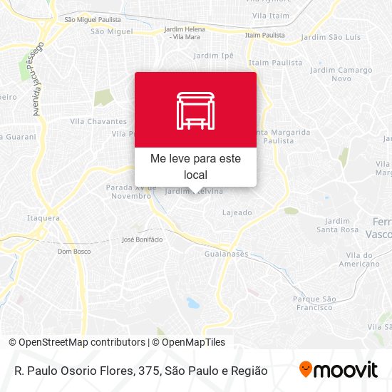 R. Paulo Osorio Flores, 375 mapa