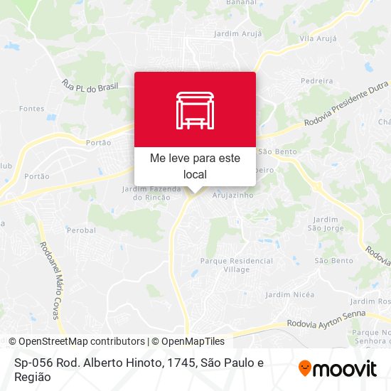 Sp-056 Rod. Alberto Hinoto, 1745 mapa