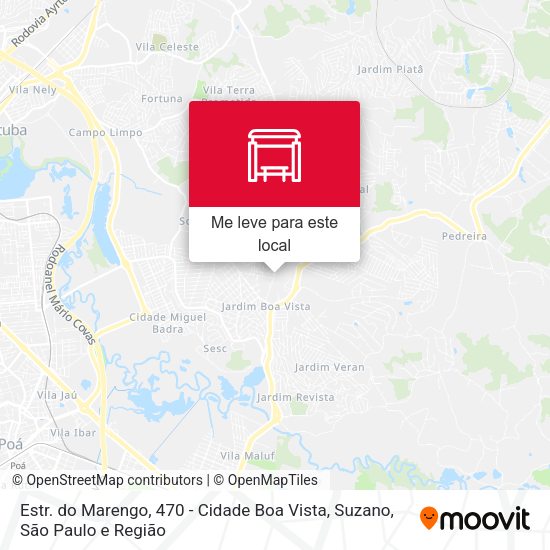 Estr. do Marengo, 470 - Cidade Boa Vista, Suzano mapa